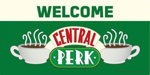 Metalni znak Friends - Welcome to Central Perk