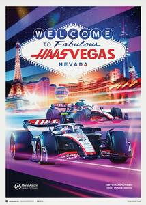 Umjetnički tisak MoneyGram Haas F1 Team - Las Vegas - 2023, Automobilist