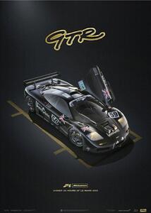 Umjetnički tisak McLaren F1 GTR - 24h Le Mans, Automobilist