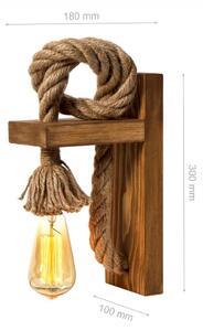 Zidna lampa u prirodnoj boji – Opviq lights
