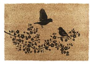 Otirač od kokosovih vlakana 40x60 cm Birds On a Tree – Artsy Doormats