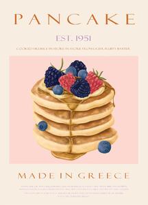 Ilustracija Pancakes Est. 1951, Rikke Londager Boisen, (30 x 40 cm)