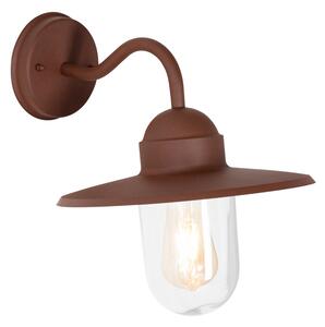 Moderna vanjska zidna svjetiljka rust brown IP44 - Kansas