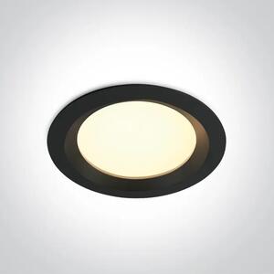 VANJSKA UGRADBENA LED SVJETILJKA CRNA 25W CCT IP65 2250lm 230V DM10125BX/B/V