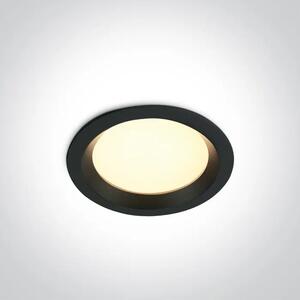 STROPNA UGRADBENA LED SVJETILJKA CRNA 15W CCT IP54 230V 1350lm DM10115BX/B/V