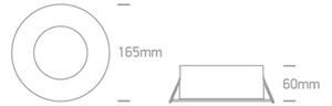 VANJSKA UGRADBENA LED SVJETILJKA BIJELA 35W CCT IP65 230V 3500lm DM10135GA/W/V