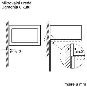 Ugradbena mikrovalna pećnica Bosch BFL520MB0 BFL520MB0