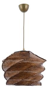 Svjetlo smeđa viseća svjetiljka ø 32 cm Ruche – Opviq lights