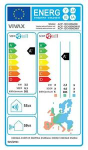 Klima Vivax ACP-12CH35AEMI - 3,81 kW ACP-12CH35AEMI