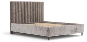 Bež tapecirani bračni krevet s prostorom za odlaganje s podnicom 180x200 cm Etero – Maison de Rêve