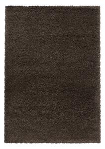 Tamno smeđi tepih 60x110 cm Fluffy – Ayyildiz Carpets