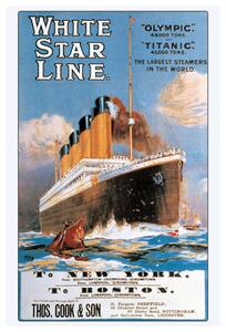 Poster Titanic White Star Line