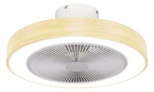 Ventilator stropni Estia HaloFlow 50cm 15wMOT/45wLED wood + dalj. 06-30179 06-30179