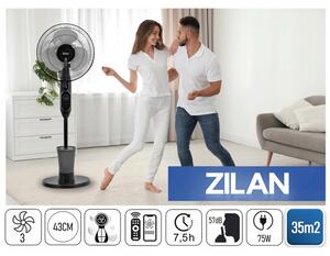 Zilan Ventilator sa raspršivačem vode, daljinski upravljač, 75 W - ZLN0977 59808