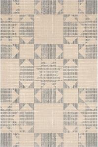 Bež vuneni tepih 133x190 cm Frotage beige – Agnella
