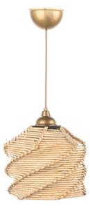 Svjetlo smeđa viseća svjetiljka ø 20 cm – Opviq lights