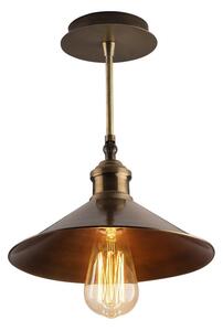Stropna svjetiljka u brončanoj boji s metalnim sjenilom ø 24 cm Berceste – Opviq lights