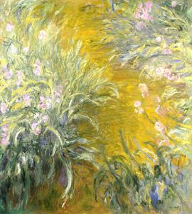 Reprodukcija The Path through the Irises (1914–1917), Claude Monet