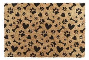 Otirač od kokosovih vlakana 40x60 cm Paws and Bones – Artsy Doormats