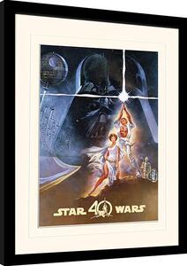 Uokvireni poster Star Wars 40th Anniversary - New Hope Art