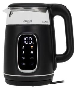 Adler AD 1305 BS – moderno stakleno kuhalo za vodu s LED osvjetljenjem