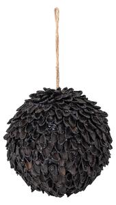 Crni viseći božićni ukras Bloomingville Pavana