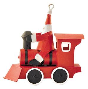 Božićna figurica Santa in Train - G-Bork