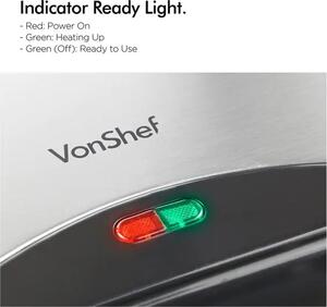 VonShef aparat za belgijske vafle