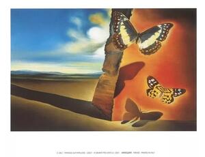 Landscape with Butterflies, 1956 Reprodukcija umjetnosti, Salvador Dalí, (80 x 60 cm)