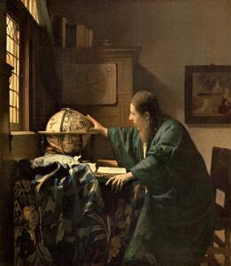 Vermeer, Jan (Johannes) - Reprodukcija umjetnosti The Astronomer, (35 x 40 cm)