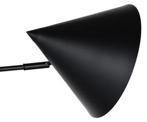 Dizajnerska zidna lampa crna podesiva - Triangolo