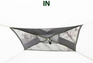 Brunner Medusa II Paviljon – Veliki vrtni/kamp šator 400x400 cm sa UV zaštitom (zeleni/sivi)