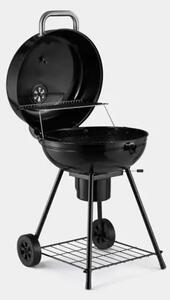 VonHaus Kettle BBQ Roštilj na Ugljen i Drva – Prijenosni Vrtni Roštilj s Termometrom i Kotačićima