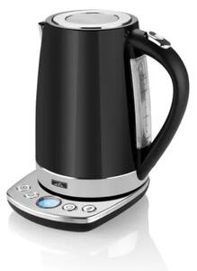 ETA Isabela 1587 90000 dizajnersko kuhalo za vodu od nehrđajućeg čelika s kontrolom temperature, 1,7 L, crno