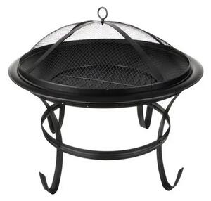 Kaminer DA00115 Vrtni Roštilj na Ugljen s Poklopcem – 56 cm Promjer – Crni – Kettle Design