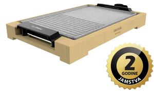 Cecotec Tasty&Grill 2000 Bamboo MixStone Električni Roštilj, 2000W – Praktično i Svestrano