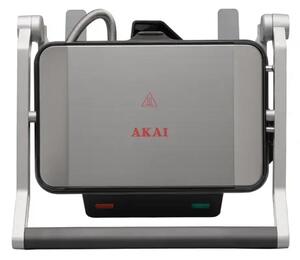 AKAI APA-356 Toster i Panini Maker, 1200W – Inox (Boja Čelik)