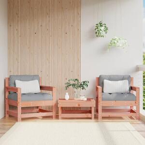 VidaXL Vrtne stolice s jastucima 2 kom od masivnog drva duglazije