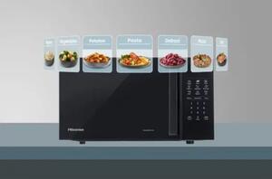 Hisense H20MOBS4HI – Mikrovalna pećnica 20 L, 700 W, Inverter, Elektronsko upravljanje, crna