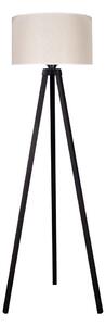 Duolla - Podna lampa 1xE27/60W/230V pr. 44 cm krem/wenge