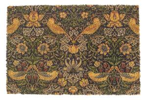 Otirač od kokosovih vlakana 40x60 cm William Morris Strawberry Thief – Artsy Doormats