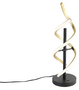 Stolna svjetiljka zlatna s LED 3-stupanjskim prigušivanjem u Kelvin - Henk