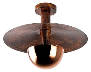 Viseća svjetiljka u bakrenoj boji s metalnim sjenilom ø 38 cm Kurt – Opviq lights