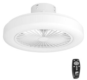 Eglo 35095 - LED Prigušivi stropni ventilator ORTONA LED/25,5W/230V bijela + DU