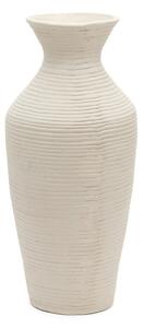 Krem ručno izrađena/visoka vaza (visina 72 cm) Pria – Kave Home