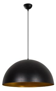 Crna viseća svjetiljka s metalnim sjenilom ø 60 cm Coppa – Opviq lights