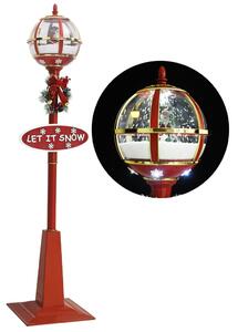 VidaXL Božićna ulična svjetiljka s Djedom Mrazom 175 cm LED