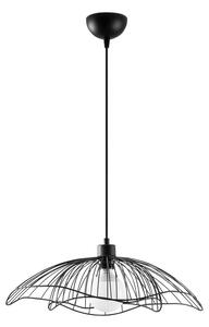 Crna viseća svjetiljka s metalnim sjenilom ø 50 cm Farac – Opviq lights