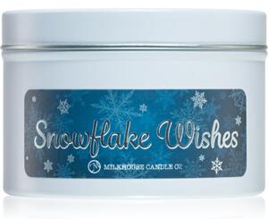 Milkhouse Candle Co. Christmas Snowflake Wishes mirisna svijeća u limenci 141 g