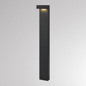 Molto Luce ATO LED svjetlo za stazu, visina 85 cm, DALI, antracit, IP65, metal, prigušiva, Crno, Aluminij